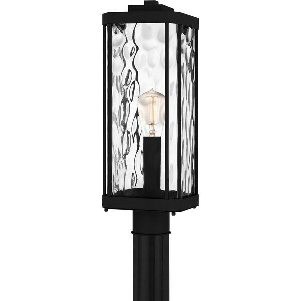 Quoizel Balchier Outdoor Post 1 Light Matte Black BCR9007MBK - main